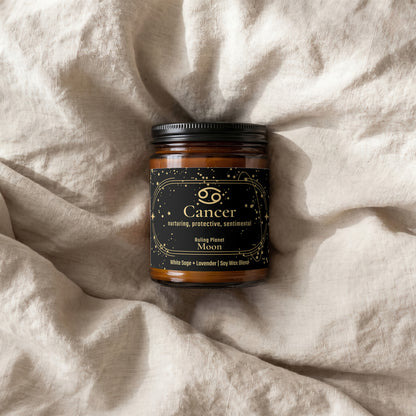 Cancer Zodiac Candle