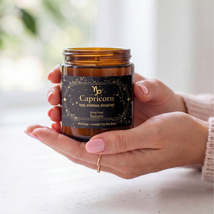 Capricorn Zodiac Candle