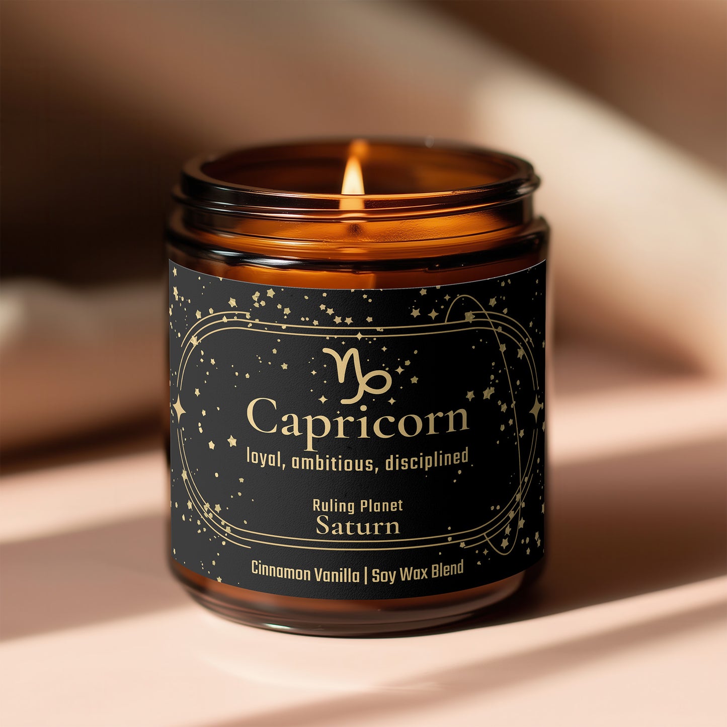 Capricorn Zodiac Candle