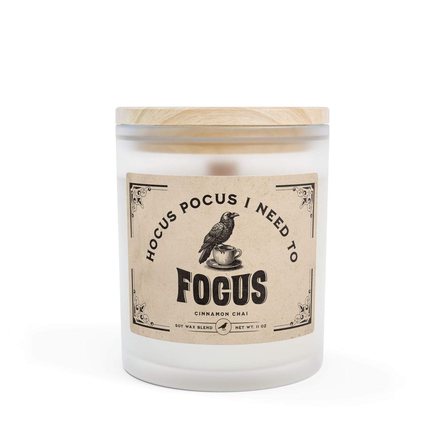 Hocus Pocus Hand Poured Frosted Glass Candle | 11oz