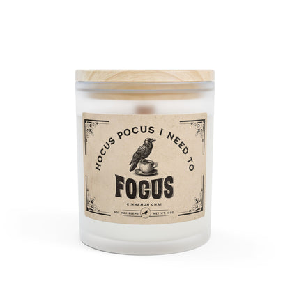 Hocus Pocus Hand Poured Frosted Glass Candle | 11oz