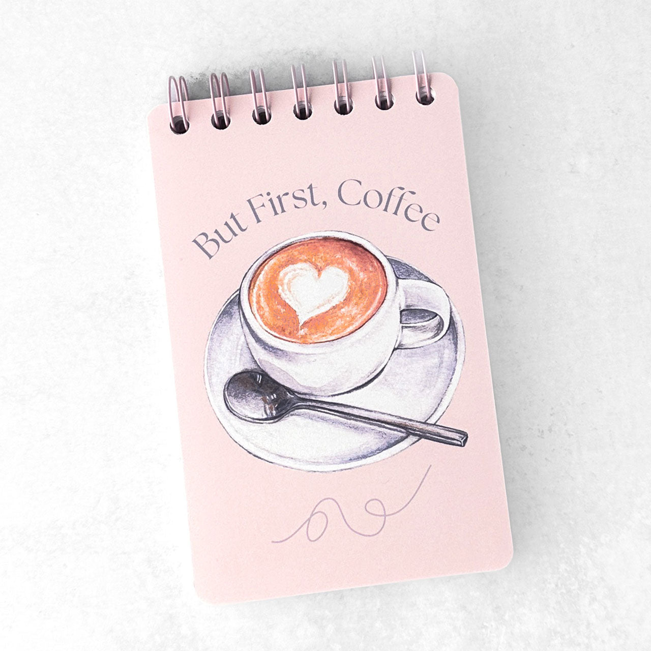 Coffee First Mini Spiral Notebook