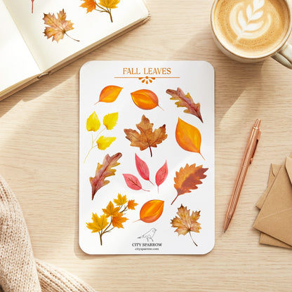 Autumn Leaves Sticker Sheet