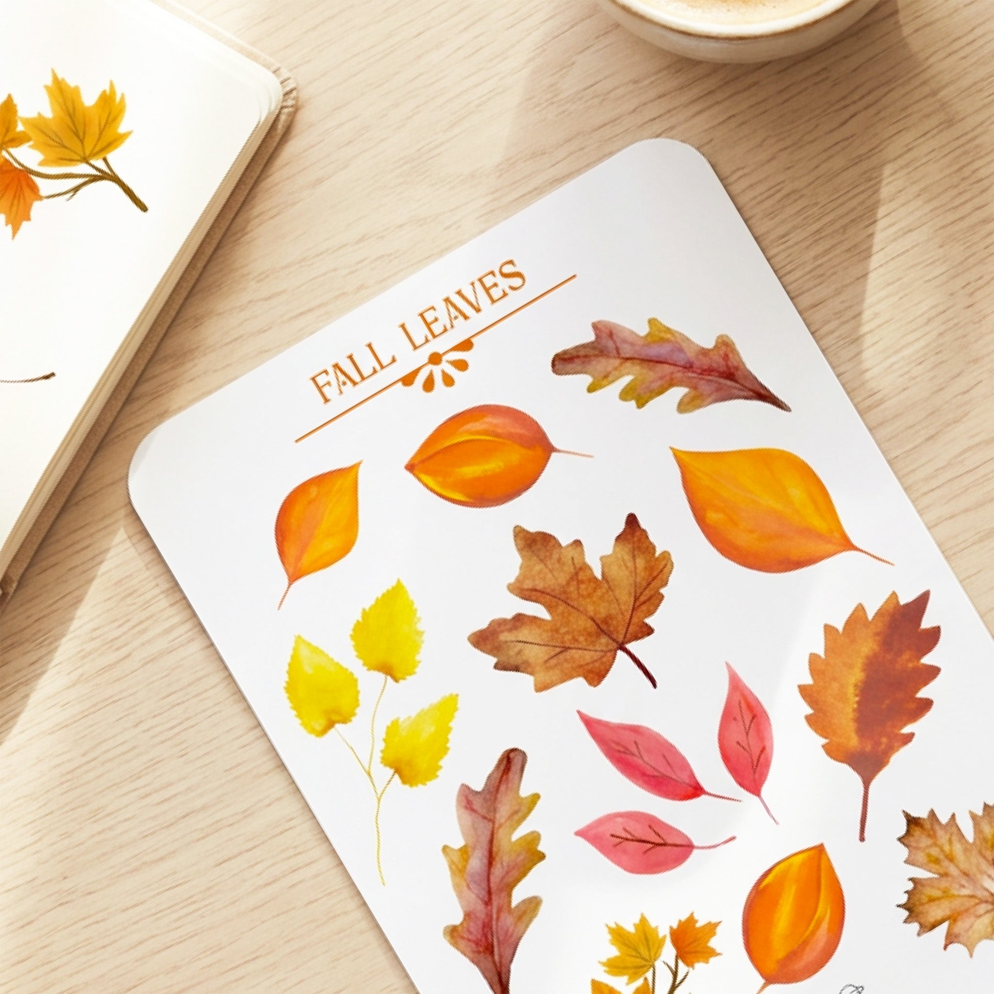 Autumn Leaves Sticker Sheet