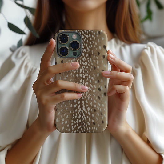Spotted Fawn Print iPhone Case
