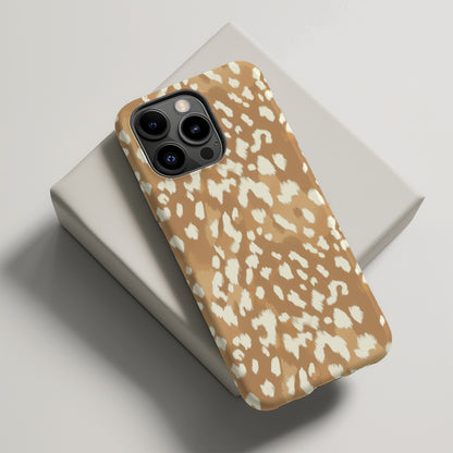 Spotted Fawn Print iPhone Case