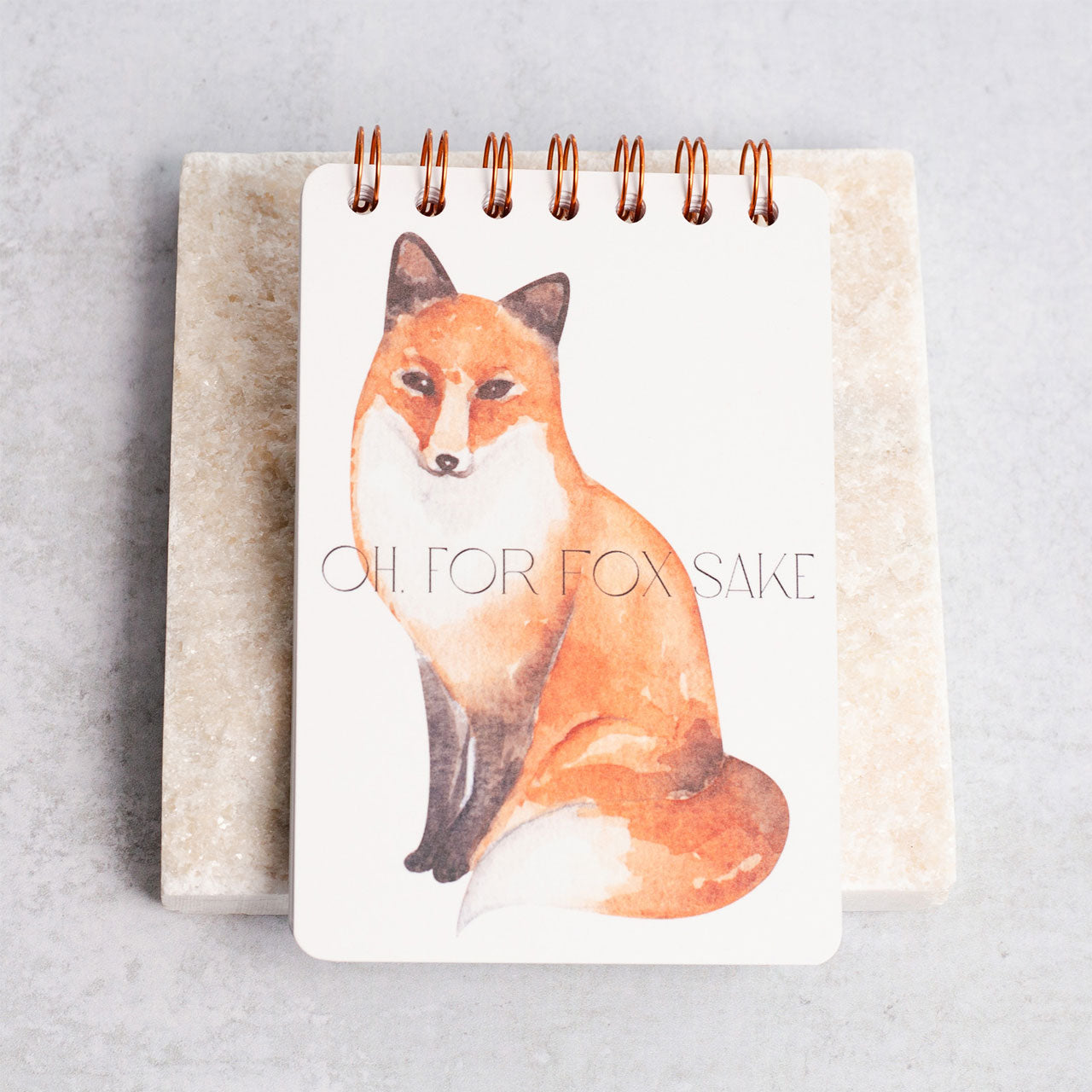 For Fox Sake Mini Spiral Notebook