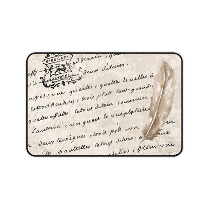 French Script Desk Mat