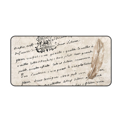 French Script Desk Mat