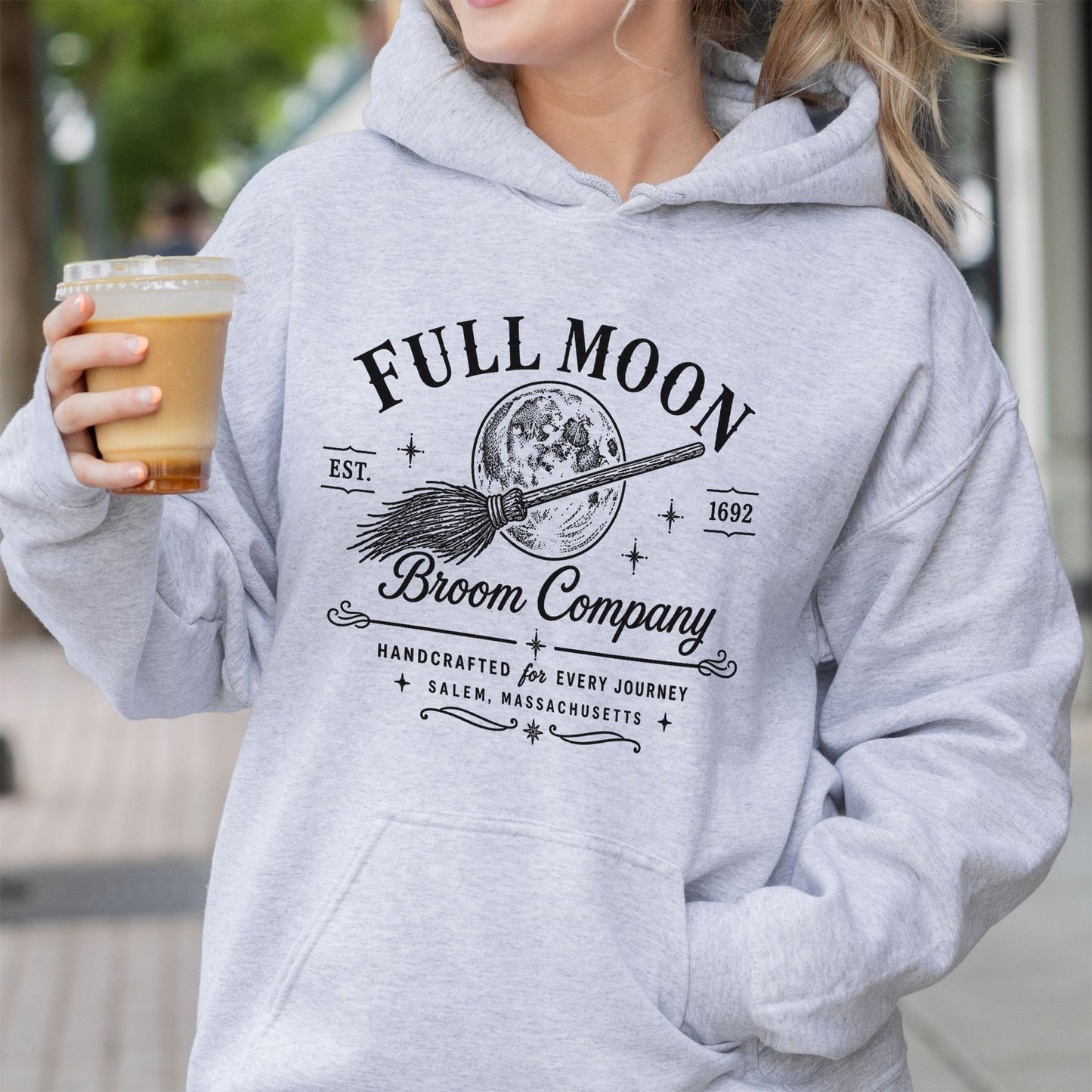 Full Moon Broom Company Hoodie Sweatshirt