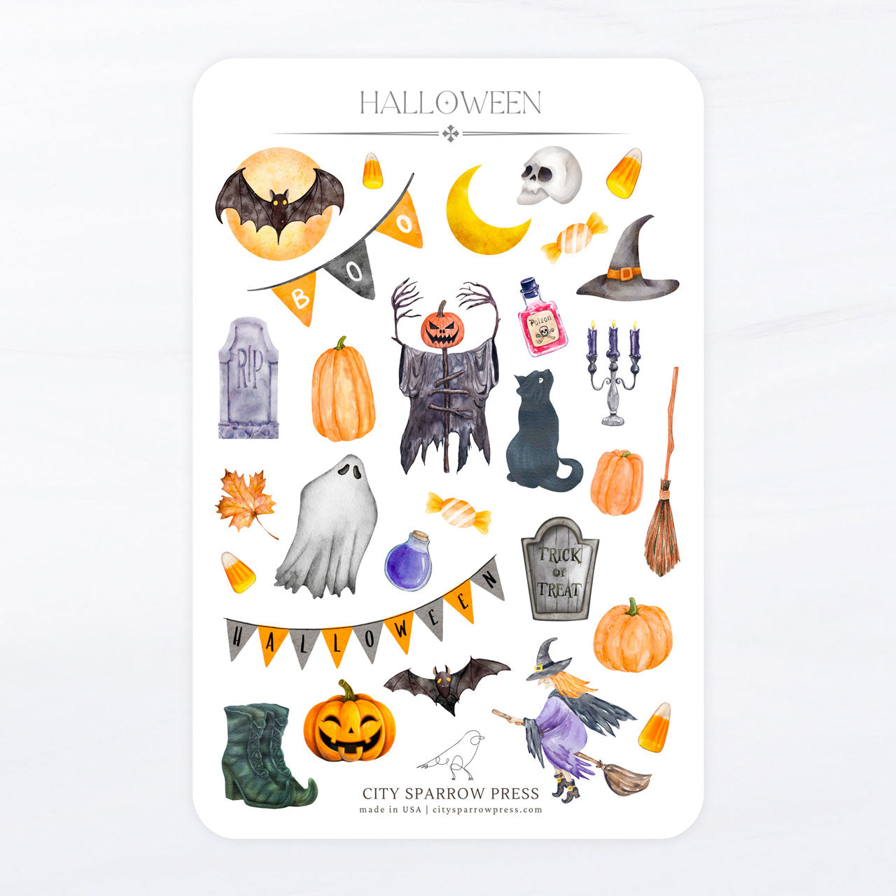 Halloween Sticker Sheet