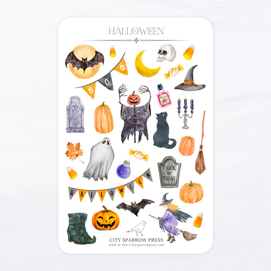 Halloween Sticker Sheet
