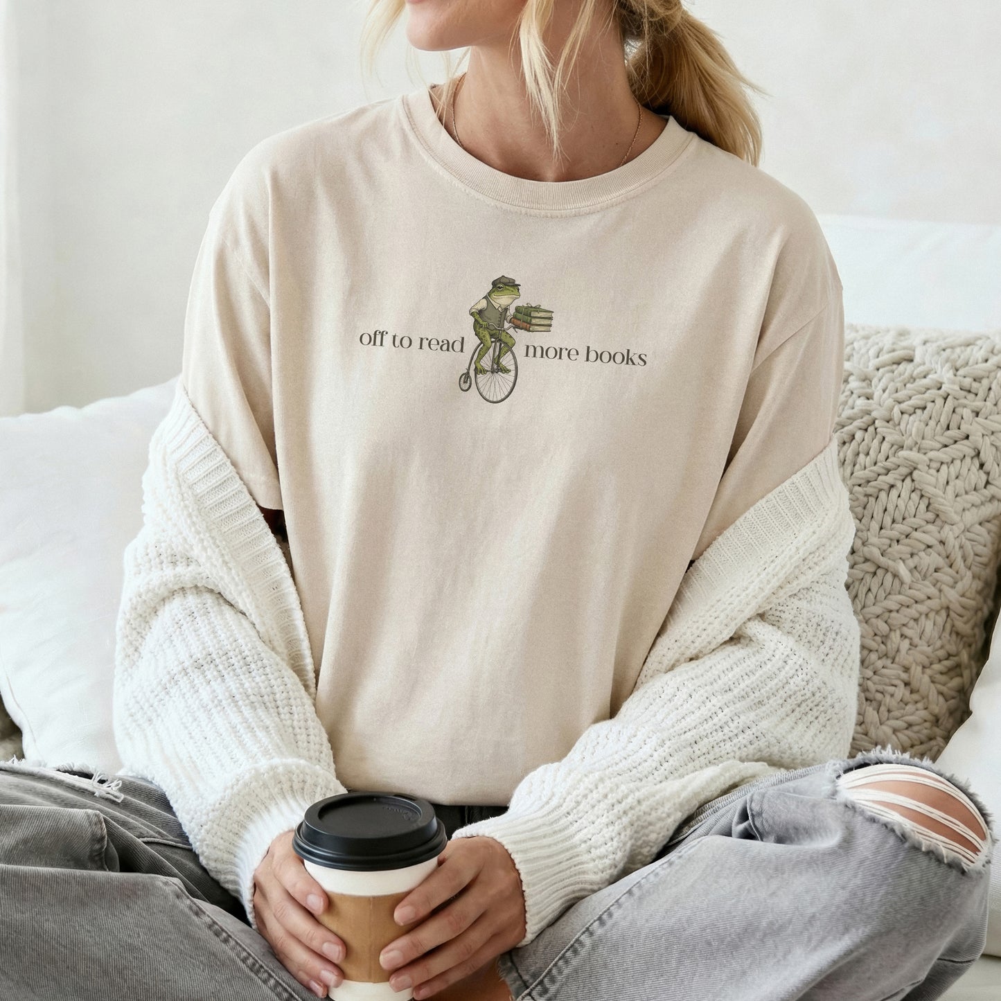 Reading Frog Comfort Colors Tee