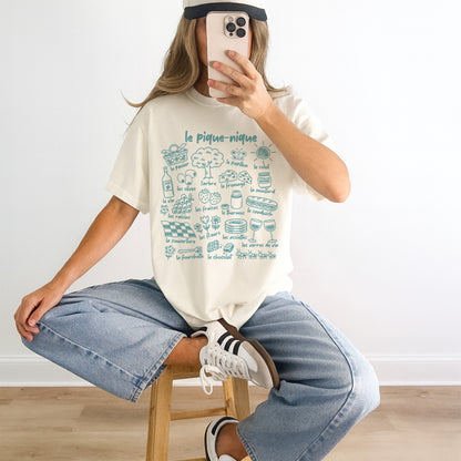 French Picnic Tee Shirt