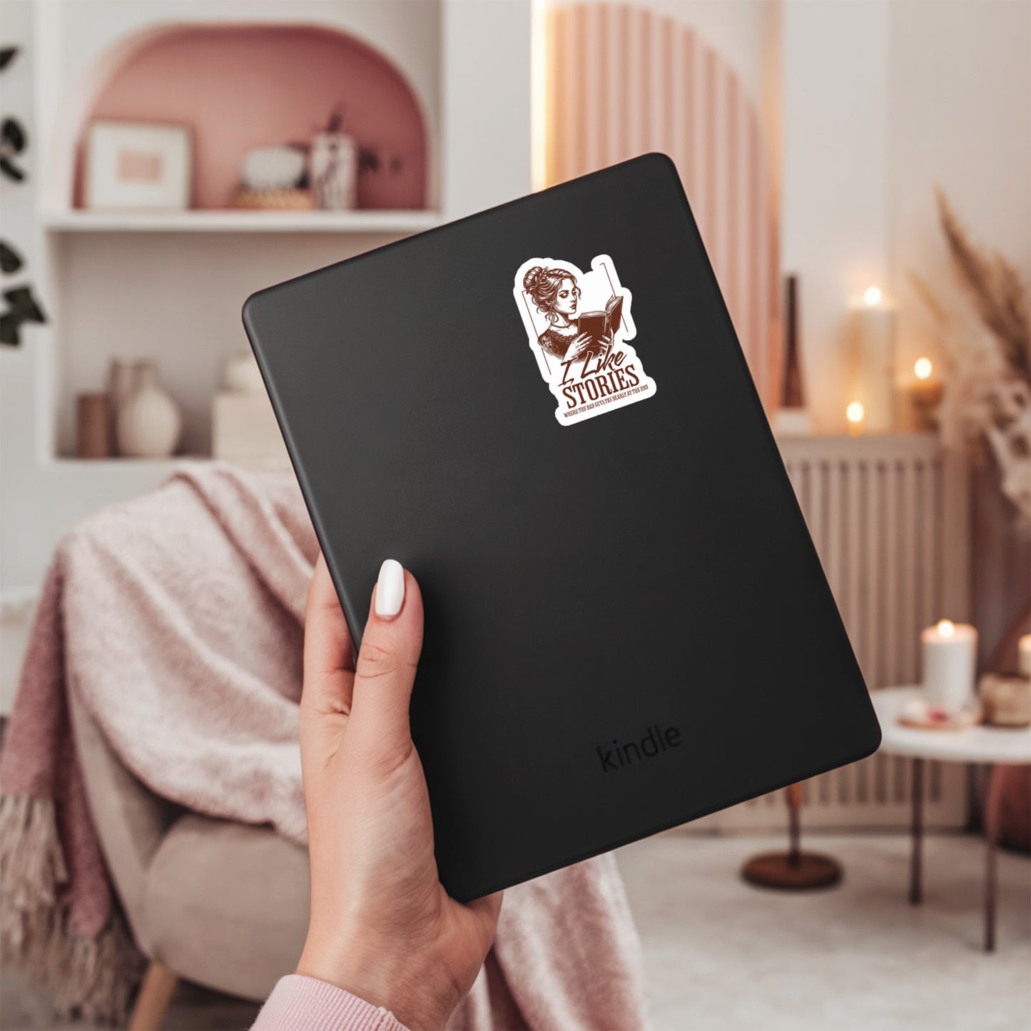 I Like Stories Sticker