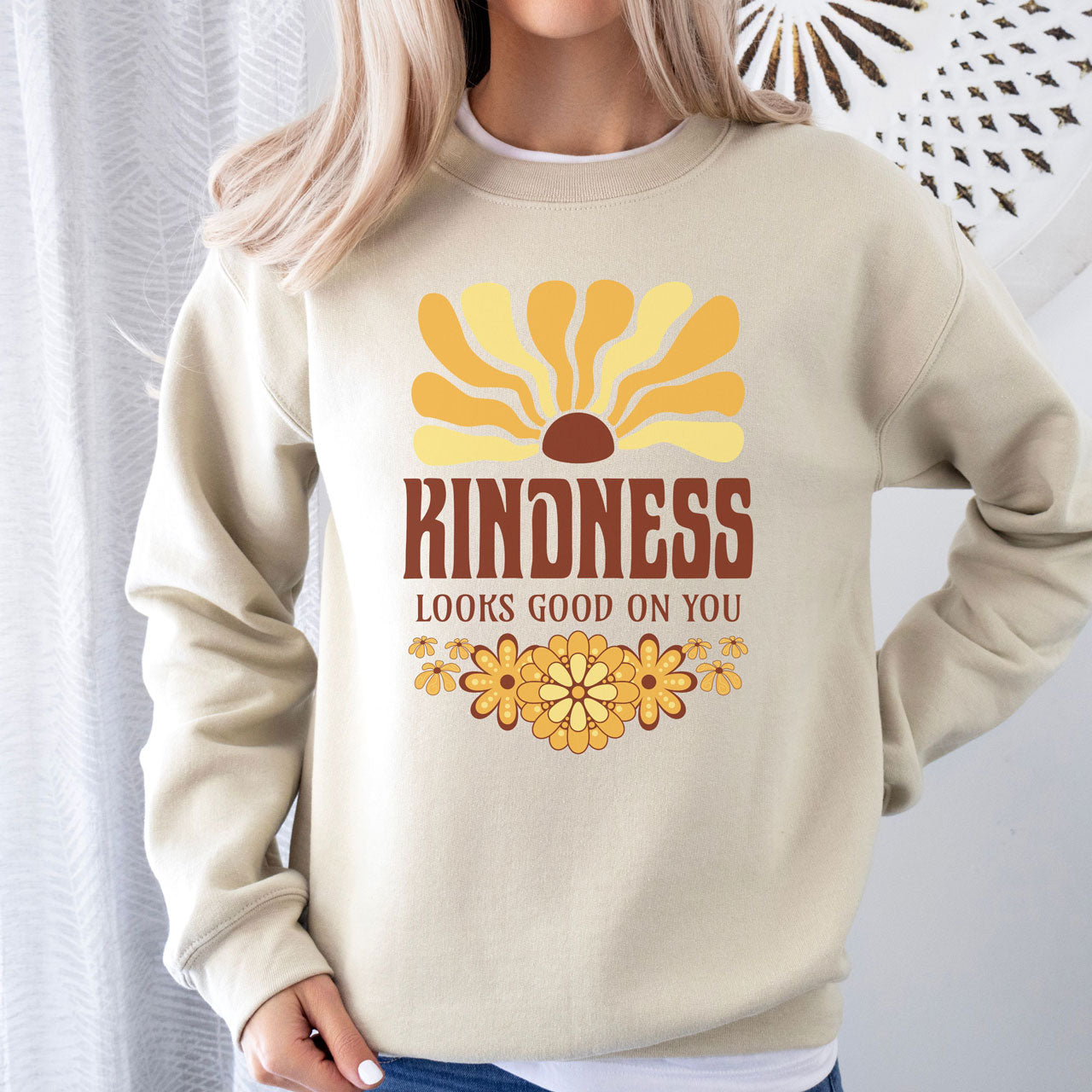 Kindness Looks Good Sweatshirt