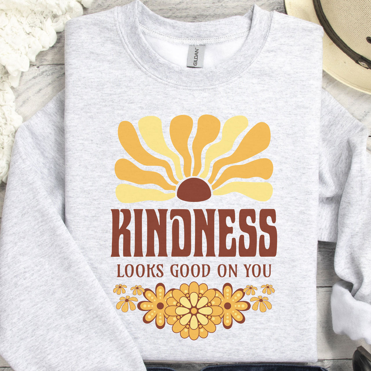 Kindness Looks Good Sweatshirt