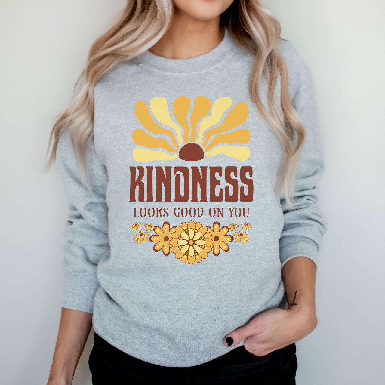 Kindness Looks Good Sweatshirt