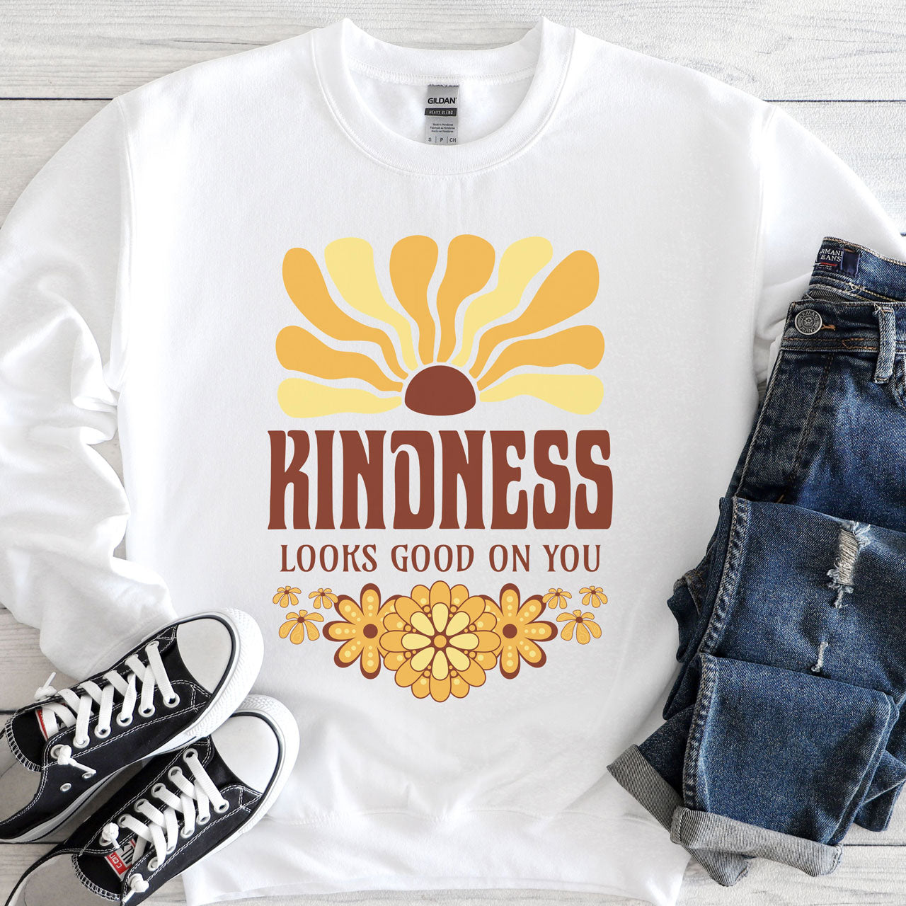 Kindness Looks Good Sweatshirt