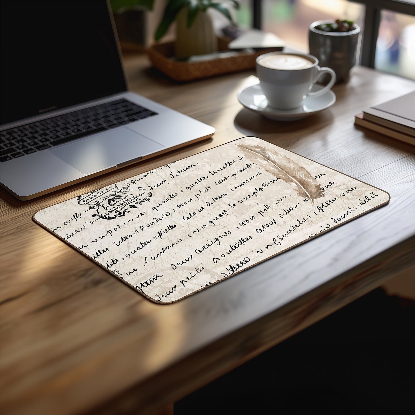 French Script Desk Mat