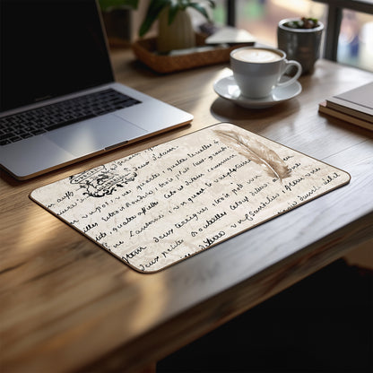 French Script Desk Mat
