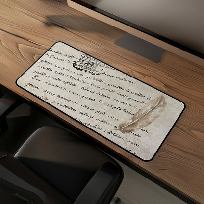 French Script Desk Mat