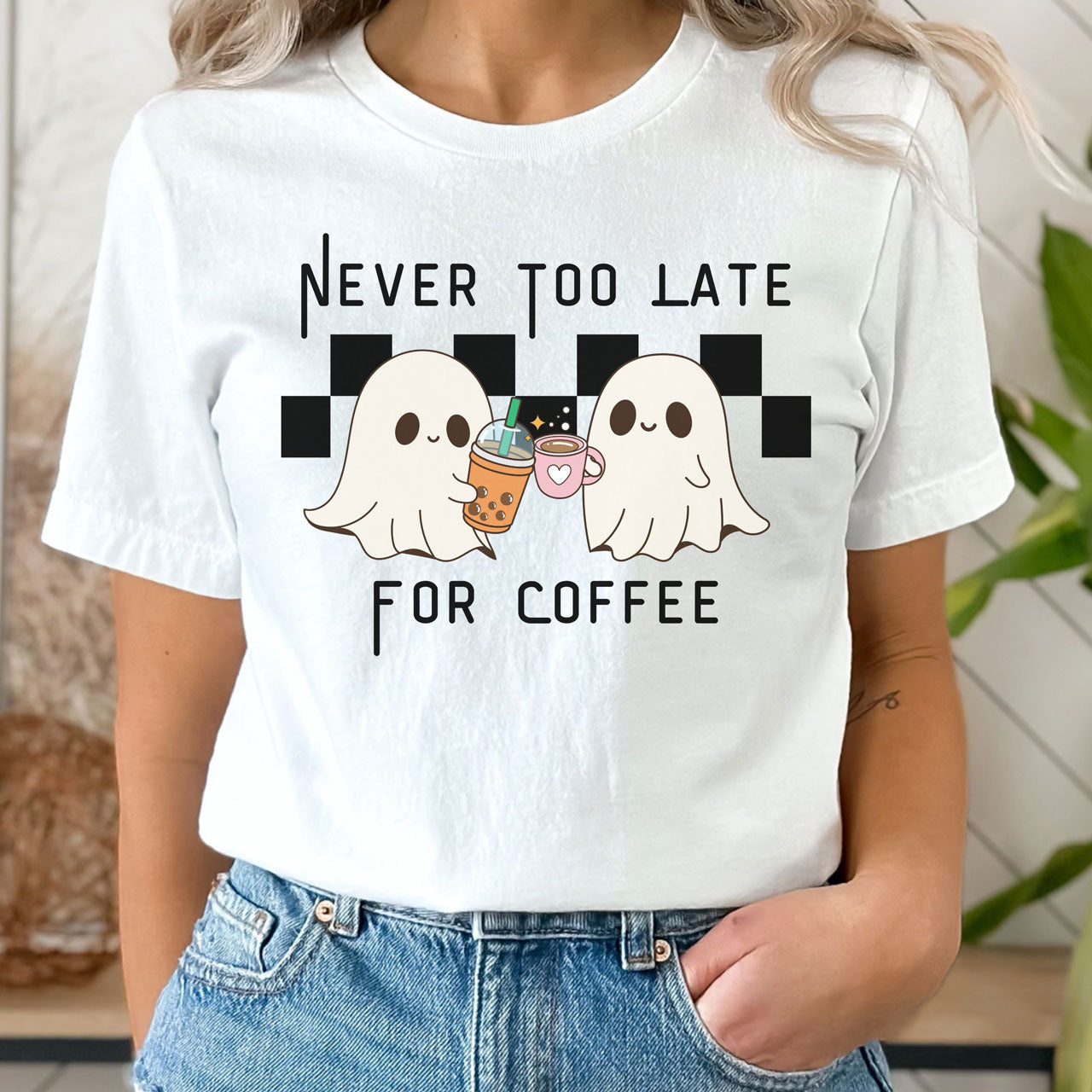 Never Too Late For Coffee Tee Shirt