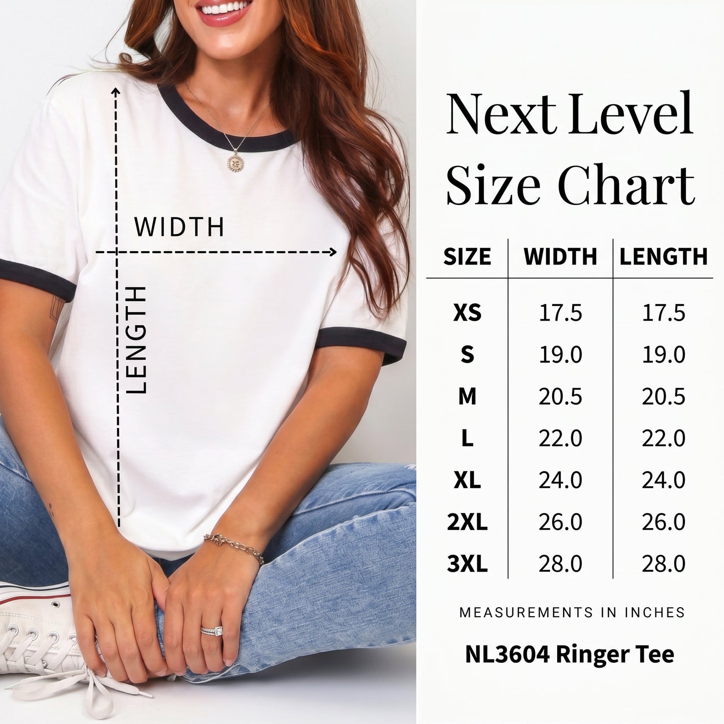 Floral Foxes Ringer Tee Shirt