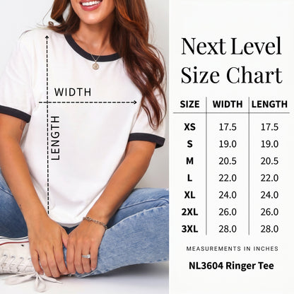Floral Foxes Ringer Tee Shirt