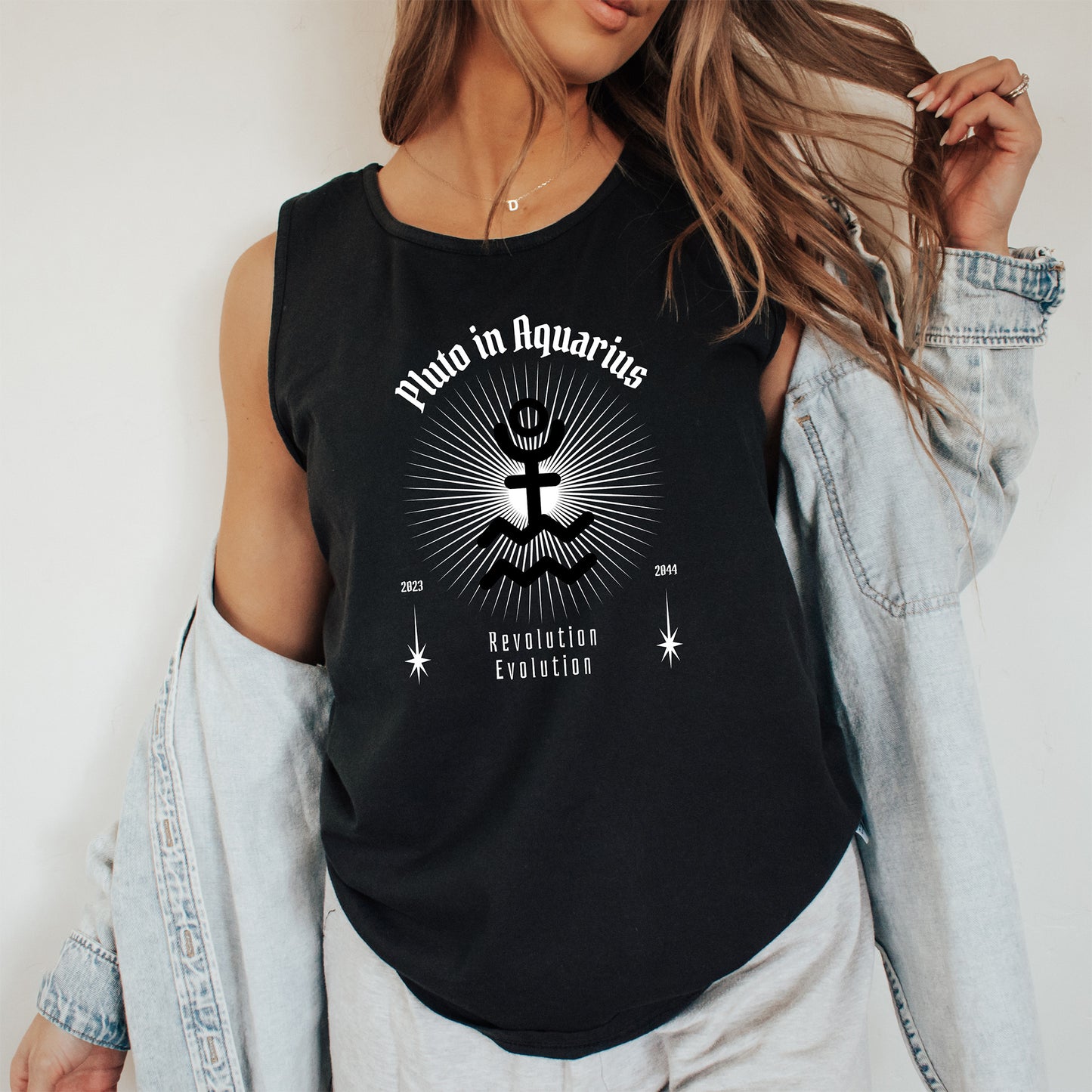 Pluto in Aquarius Tank Top