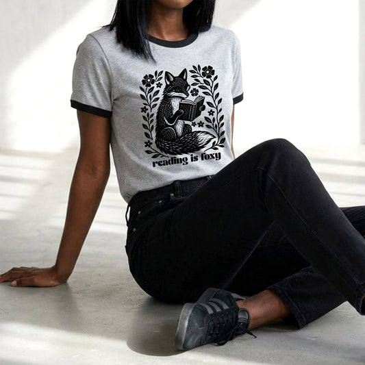Reading Is Foxy Tee Shirt