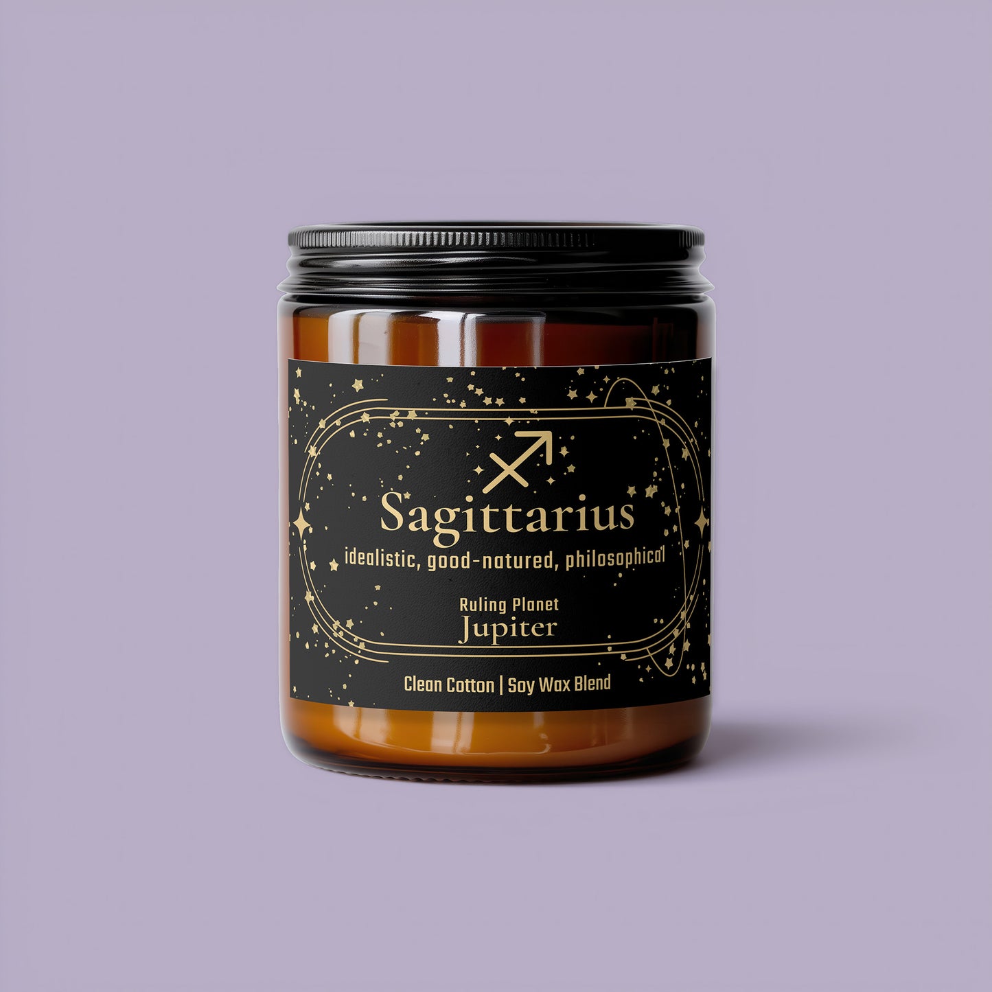 Sagittarius Zodiac Candle