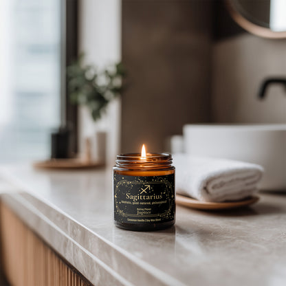 Sagittarius Zodiac Candle
