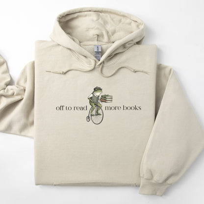 Reading Frog Hoodie Sweatshirt