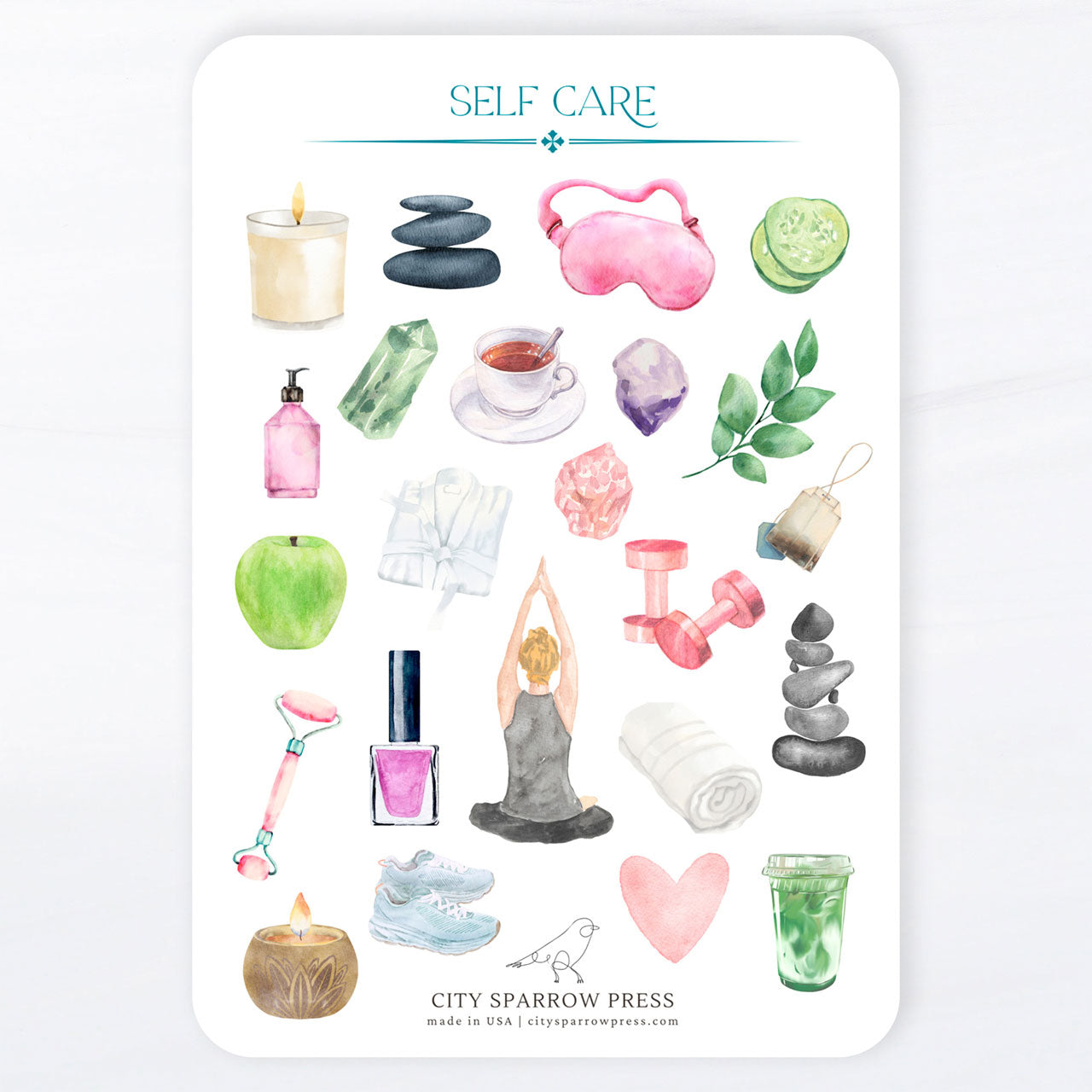 Self Care Sticker Sheet
