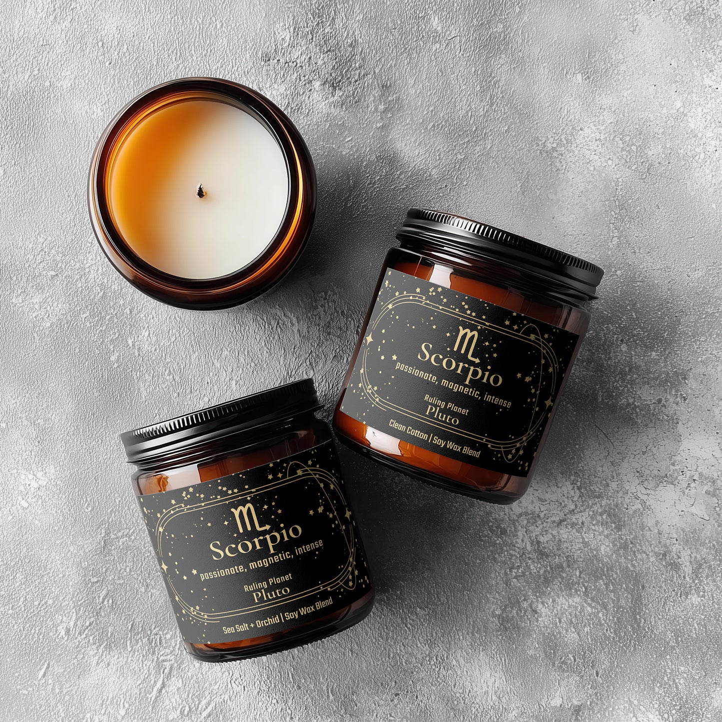 Scorpio Zodiac Candle