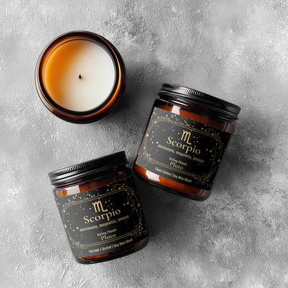 Scorpio Zodiac Candle