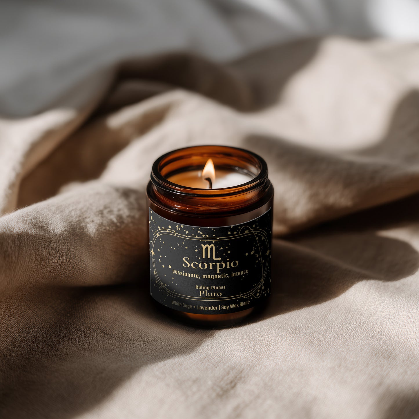 Scorpio Zodiac Candle