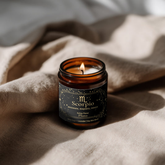 Scorpio Zodiac Candle