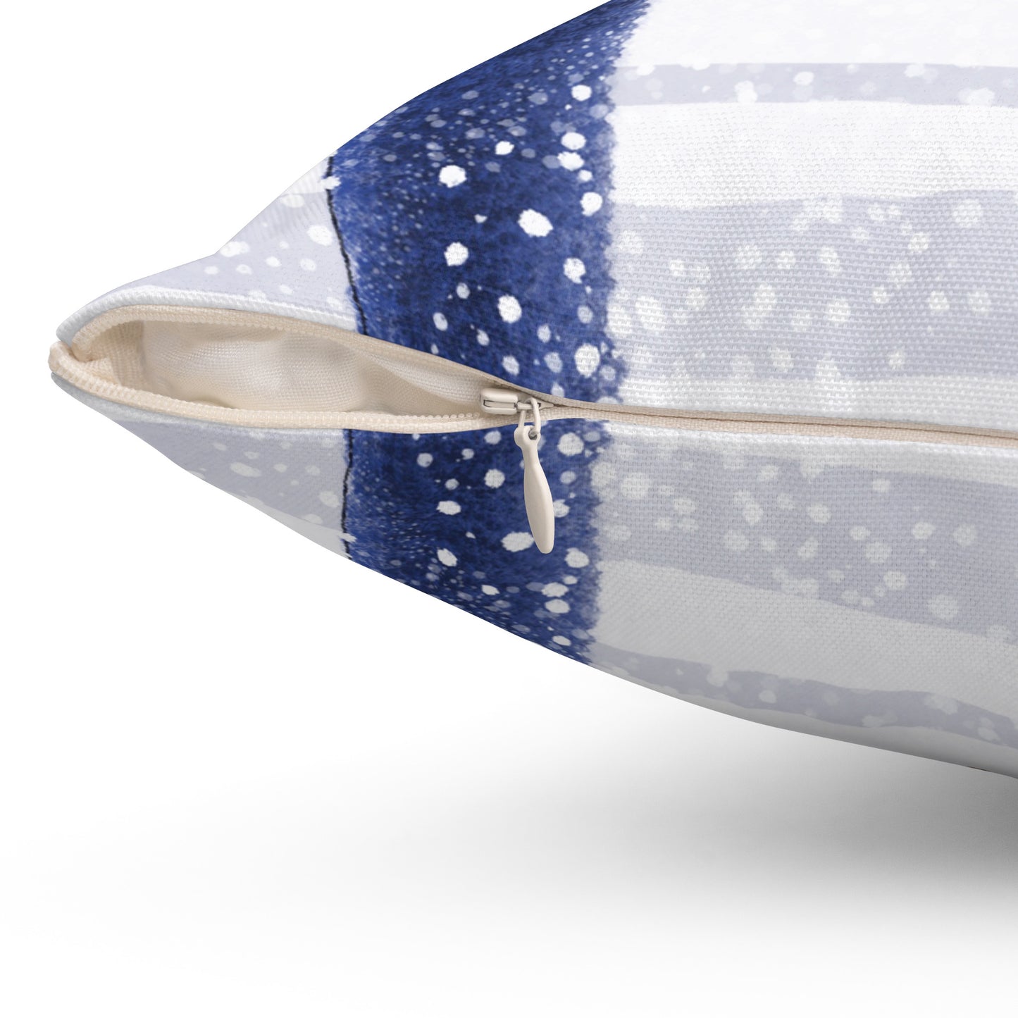 Snowy Forest Square Pillow