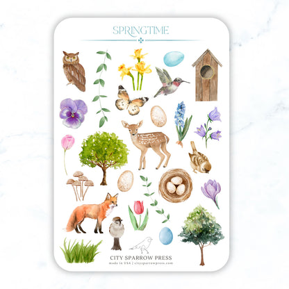 Springtime Sticker Sheet