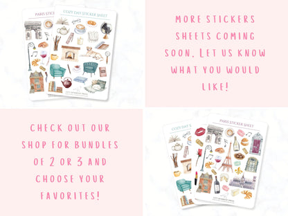 Paris Sticker Sheet