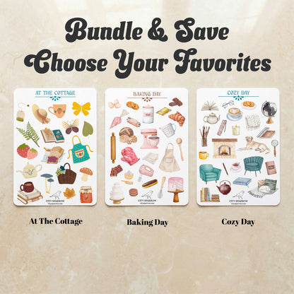Sticker Sheet Pack of 4 | Choose Your Favorites
