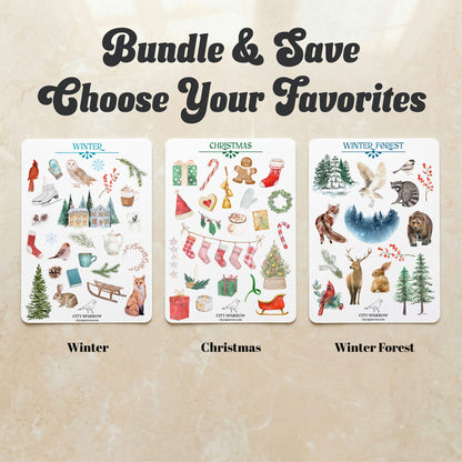 Sticker Sheet Pack of 4 | Choose Your Favorites