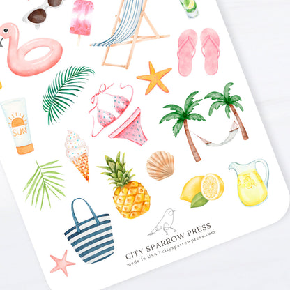 Summertime Sticker Sheet