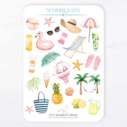 Summertime Sticker Sheet