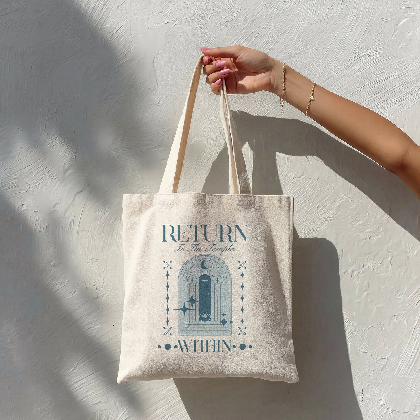 Return to the Temple Within Tote Bag