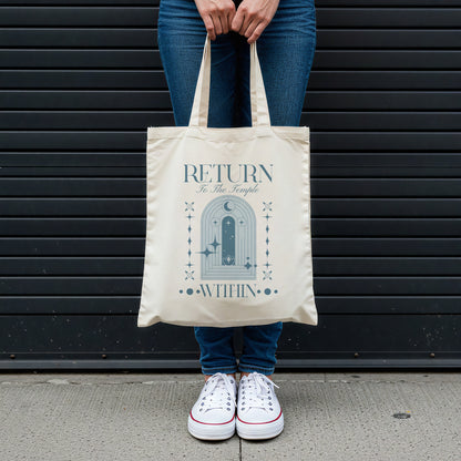 Return to the Temple Within Tote Bag