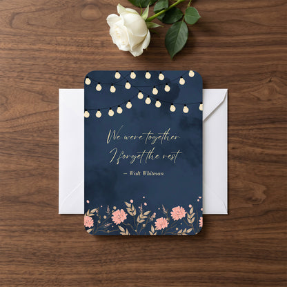 Romantic Quote Card