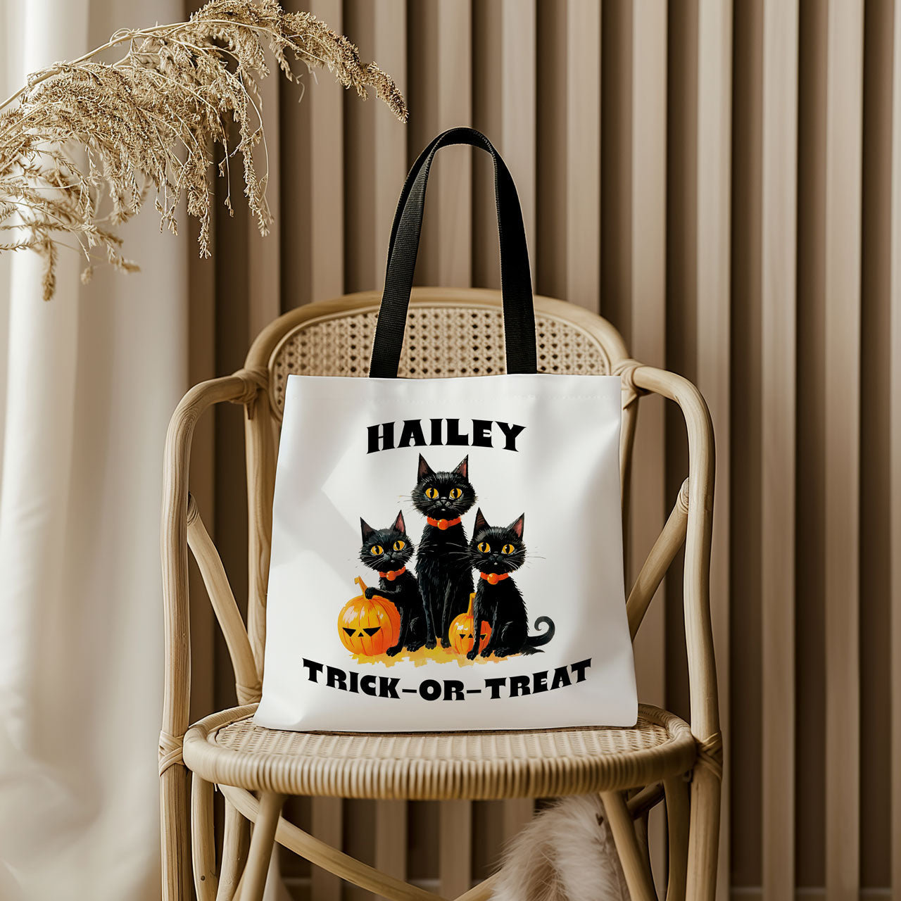 Personalized Trick Or Treat Tote